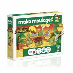 loisir créatif - mako moulage enfant dinosaure - le monde des dinosaures - fabriqué en france - mako moulage - la maison de zazou