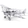 maquette métal earth 12-14 ans - avion dh82 tiger moth - métal earth