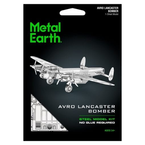 maquette métal earth 12-14 ans - avion bombardier lancaster - métal earth