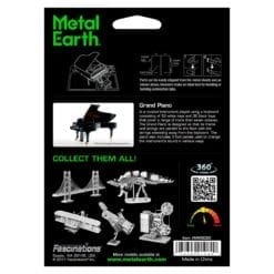 maquette métal earth 12-14 ans - piano a queue - métal earth