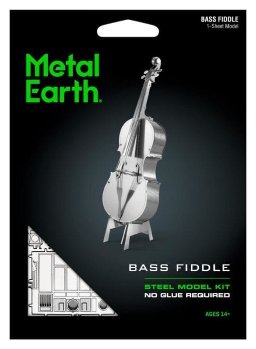 maquette métal earth 12-14 ans - bass de violon - métal earth