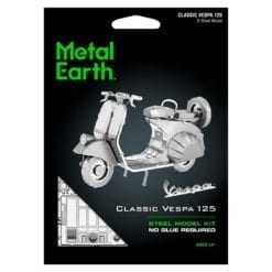 maquette métal earth 12-14 ans - vespa125 1955 - métal earth