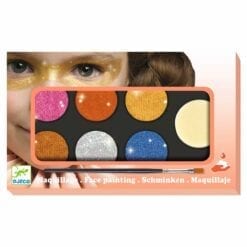 maquillage djeco - palette de 6 couleurs effet métal - design by - djéco