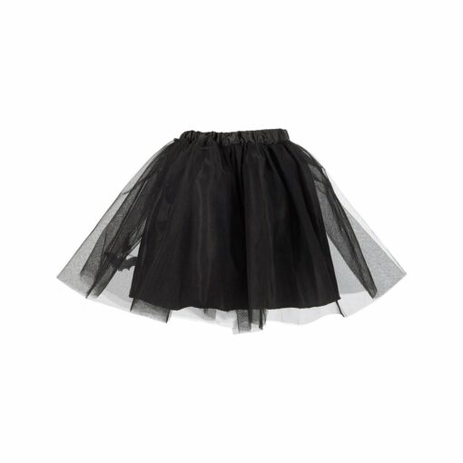 mathilde jupe, noire, 4-7 ans, 104-122 cm ajustable  - souza - la maison de zazou