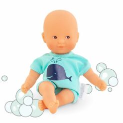 bebe mini bain bleu - poupon - poupée -corolle - la maison de zazou - rennes