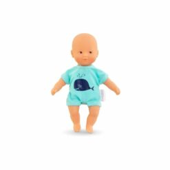 bebe mini bain bleu - poupon - poupée -corolle - la maison de zazou - rennes