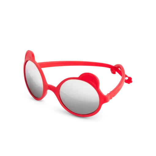 lunettes de soleil pour enfants - ourson - 0/1 ans - rouge - ki et la - la maison de zazou - rennes