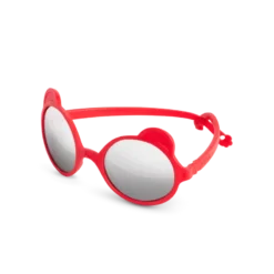 lunettes de soleil pour enfants - ourson - 1/2 ans - rouge - ki et la - la maison de zazou - rennes