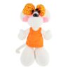 peluche diddl – diddlina robe orange – 30 cm – diddl – la maison de zazou – rennes