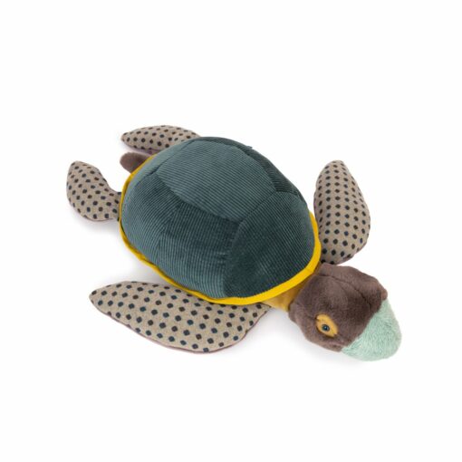 peluche grande tortue - 60 cm  - tout autour du monde - moulin roty - la maison de zazou