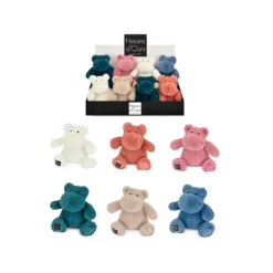 hippos couleurs au choix - peluche - histoire d'ours - la maison de zazou -rennes