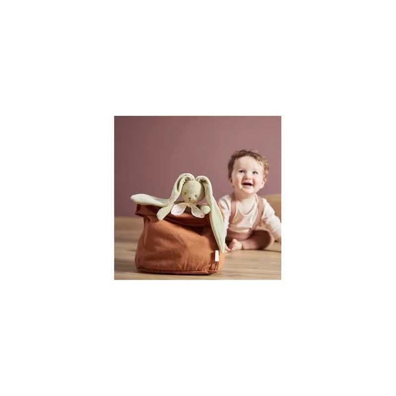 petit-lapinoo-vert-kaloo-doudou-la-maison-de-zazou (2) peluche pantin lapin - kaloo - vert - la maison de zazou