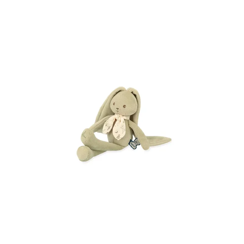 petit-lapinoo-vert-kaloo-doudou-la-maison-de-zazou (4) peluche pantin lapin - kaloo - vert - la maison de zazou