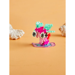 axolotl rose - plus plus - la maison de zazou - rennes