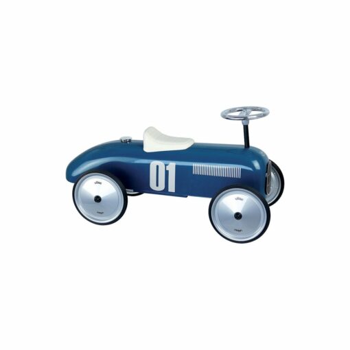 porteur enfant - voiture vintage bleu pétrole -vilac - la maison de zazou