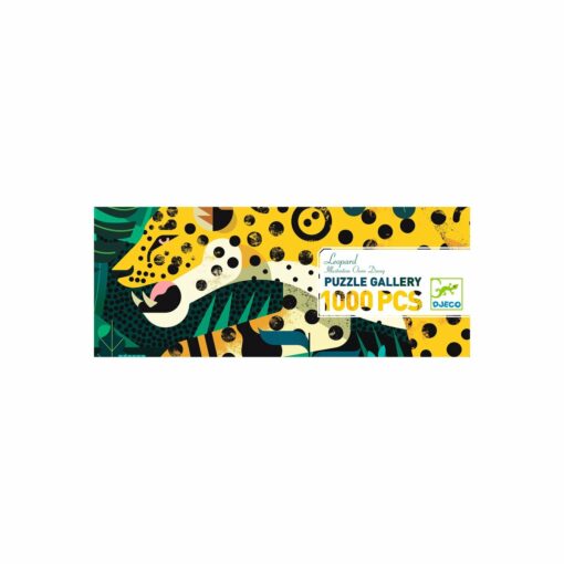 puzzle - 1000 pcs - leopard - djéco - la maison de zazou