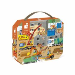 puzzle chantier - jouet - bois - janod - la maison de zazou -rennes