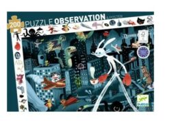 Puzzle d'observation - night city 200 pièces - dejco - la maison de zazou