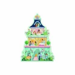 puzzle géant 36 pièces - la tour des princesses - puzzles - djéco