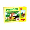 puzzles - 2 puzzles de 12 pièces - le verger - haba - la maison de zazou