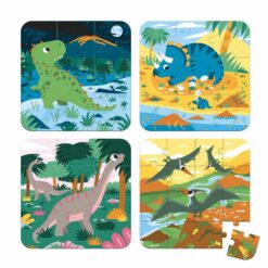 puzzle dinosaures - janod - la maison de zazou -rennes
