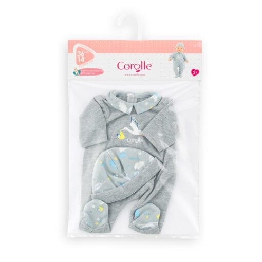 pyjama de naissance pour bébé corolle - 36 cm - la fête du potager - corolle