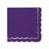serviettes violettes - décoration de table - fête - tim & puce factory - la maison de zazou - rennes