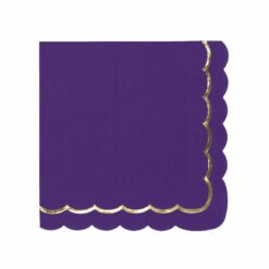 serviettes violettes - décoration de table - fête - tim & puce factory - la maison de zazou - rennes