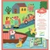 stickers enfant djeco - pour les petits - les animaux - design by - djéco