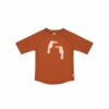 t-shirt anti-uv manches courtes enfants - toucan rouille - 1/2 ans  - lassig - la maison de zazou