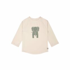 t-shirt anti-uv manches longues enfants - éléphant écru - 13/18 mois - lassig - la maison de zazou