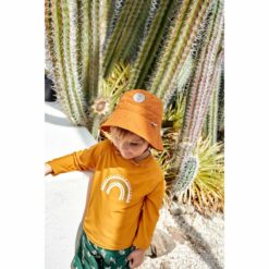 t shirt arc en ciel or - 25/36 mois- vêtement anti uv - lassig - la maison de zazou - rennes