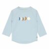 t shirt lune bleu poudré - 7/12 mois- vêtement anti uv - lassig - la maison de zazou - rennes