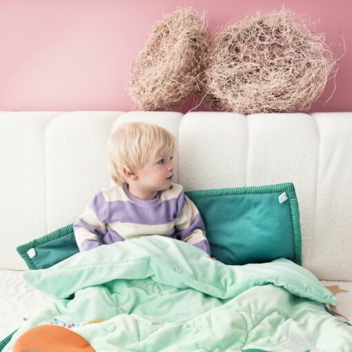 tapis d'éveil ou couverture de lit - joe le dragon - motricité - lilliputiens - la maison de zazou