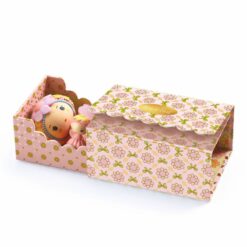 tinyly - poupée miniature - jeu d'imagination - rose tinyroom - djeco - la maison de zazou