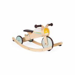 tricycle enfant bascule - en bois certifié fsc - janod - la maison de zazou