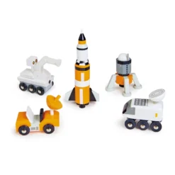 véhicules de l'espace - - jouet en bois- tender leaf toys - la maison de zazou